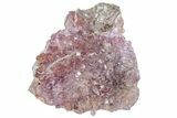 Amethyst Crystal Cluster over Biotite - India #168766-1